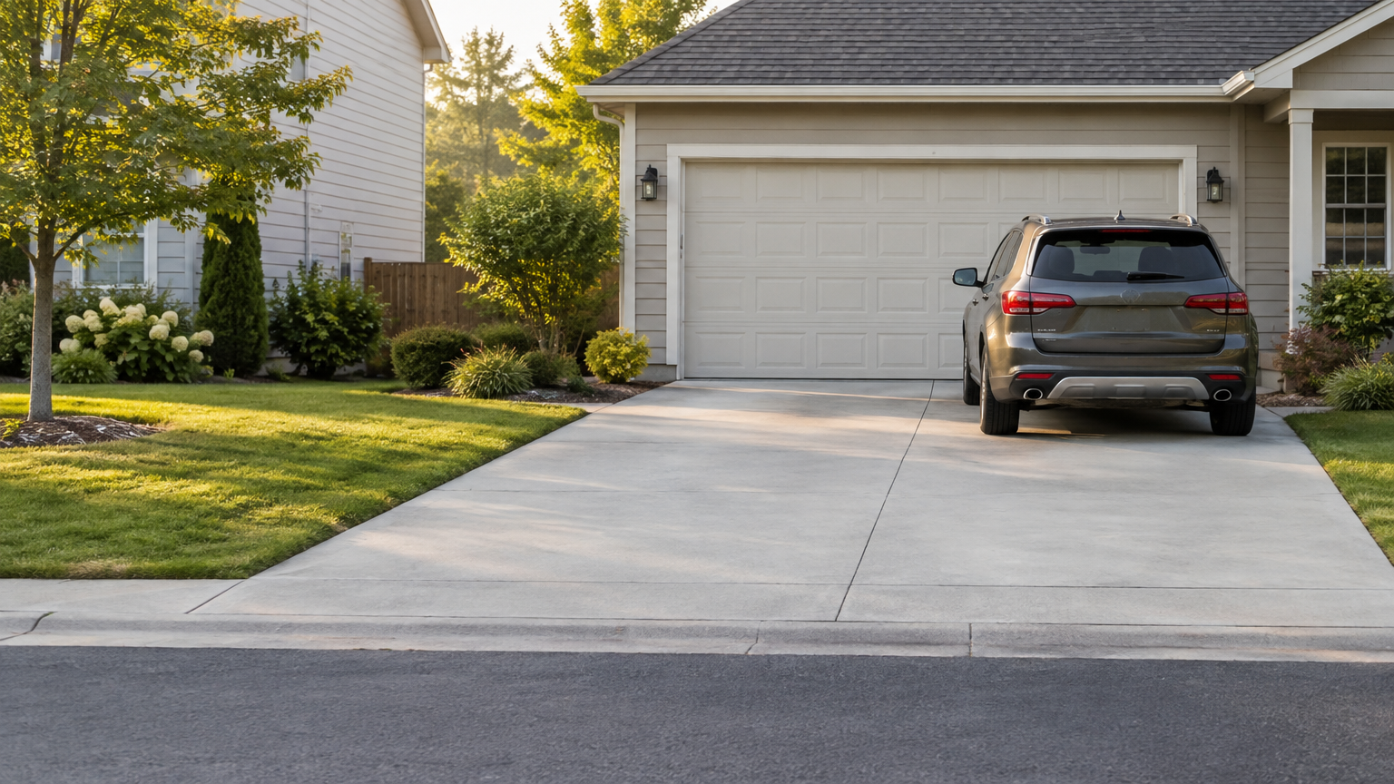 Residential driveway that could be reviewed for private space hosting