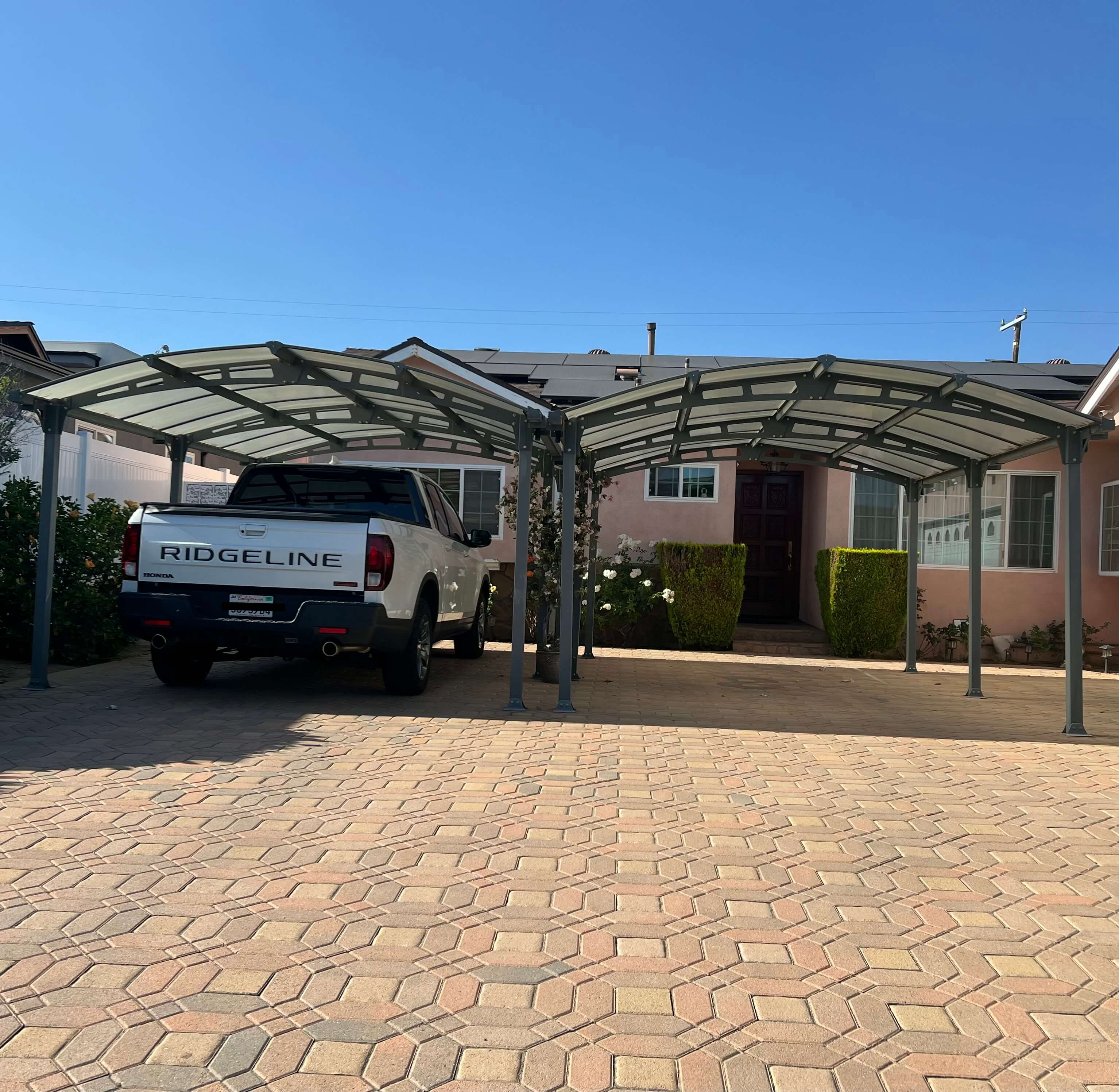 Covered Private Driveway Parking